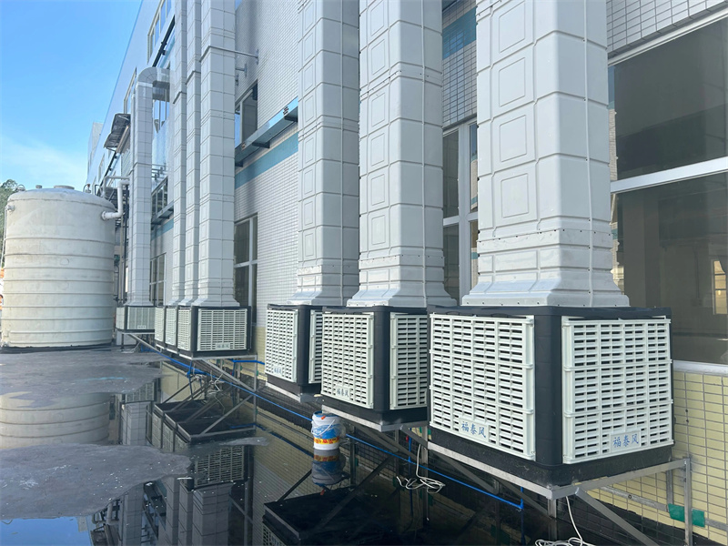 制造工厂降温案例！
